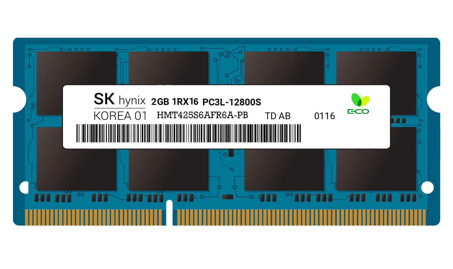 رم لپ تاپ هاینیکس مدل DDR3 12800S MHz PC3 ظرفیت 2 گیگابایتوضعیت کالا