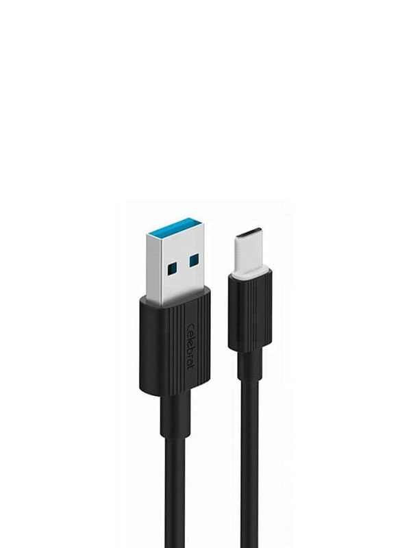 کابل تبدیل USB به USB-C سلبریت مدل celebrat CB-09T طول 1 متر