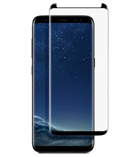 Tempered Full Cover Glass Screen Protector For Samsung Galaxy S8 - S9