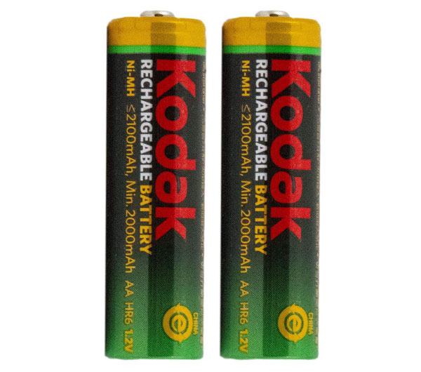 Kodak HR6-2100mAh Rechargeable AA Battery - Pack Of 2