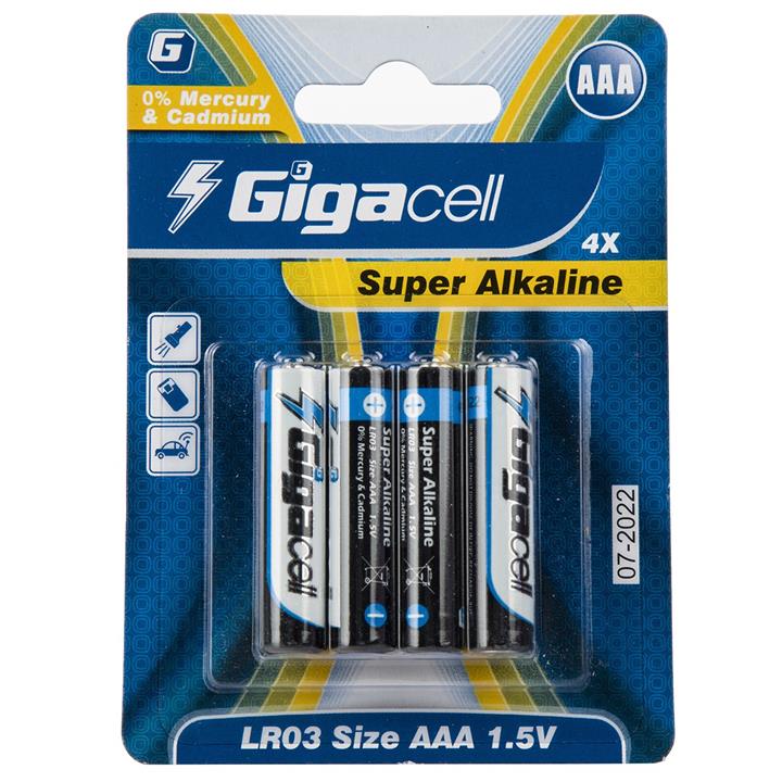 باتری قلمی Gigacell سوپر آلکالاین کارتی 4 عددی