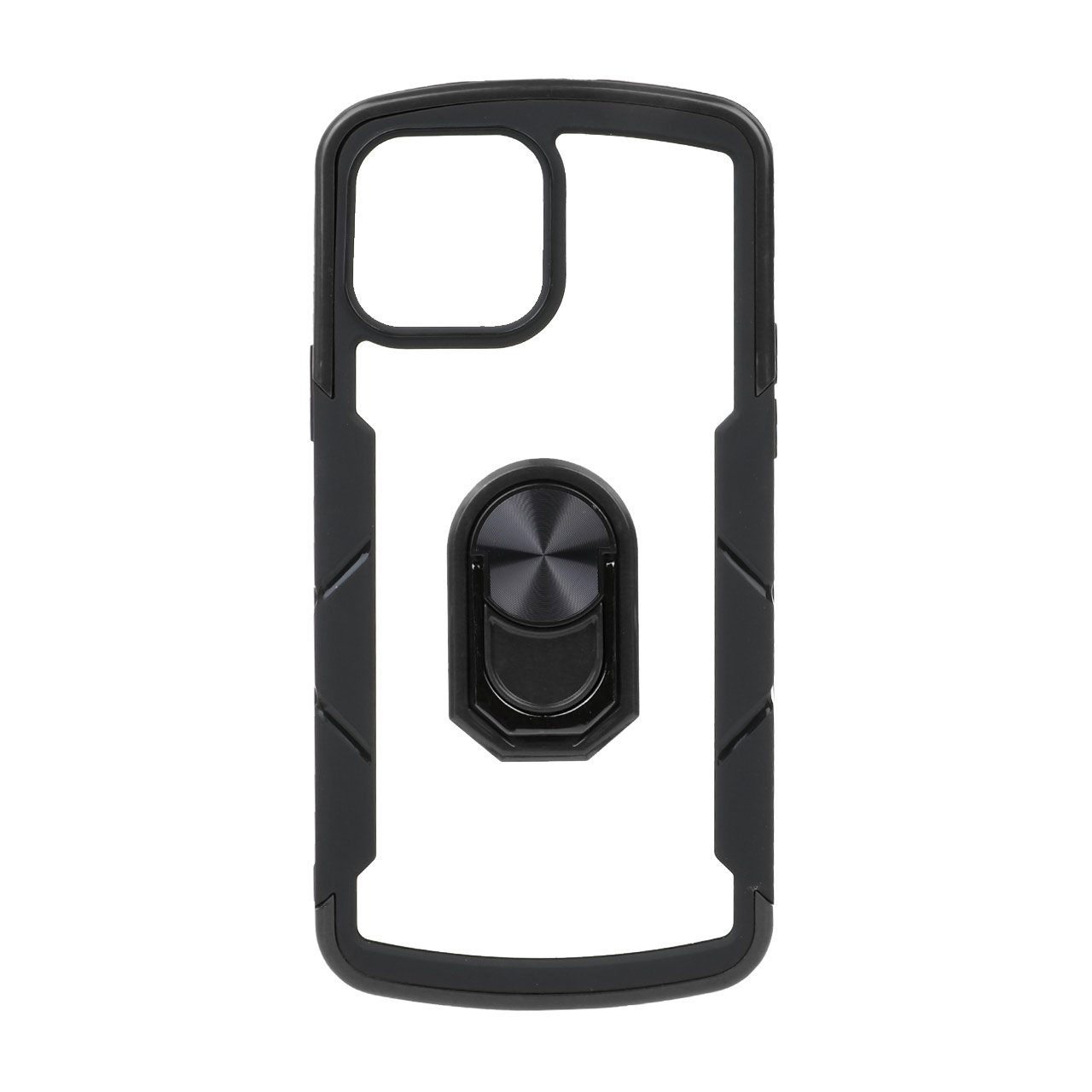 قاب گوشی iPhone 13 Pro Max آیفون بتمن ضد ضربه پشت شفاف دوررنگی هولدر دار محافظ لنز دار