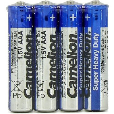باتری نیم قلم Camelion مدل R03P بسته بندی 4 تایی