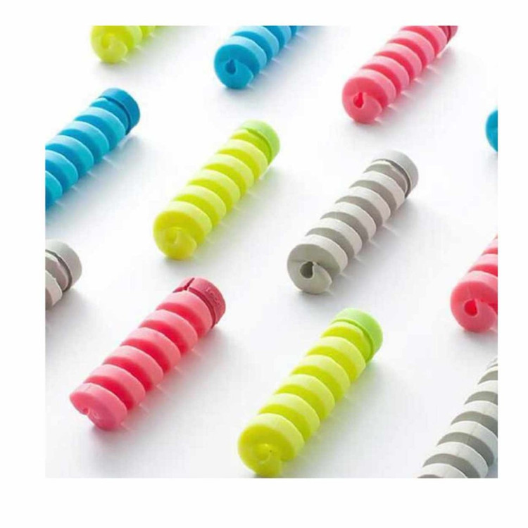 محافظ کابل سیلیکونی فنری 4 تایی PROTECTOR