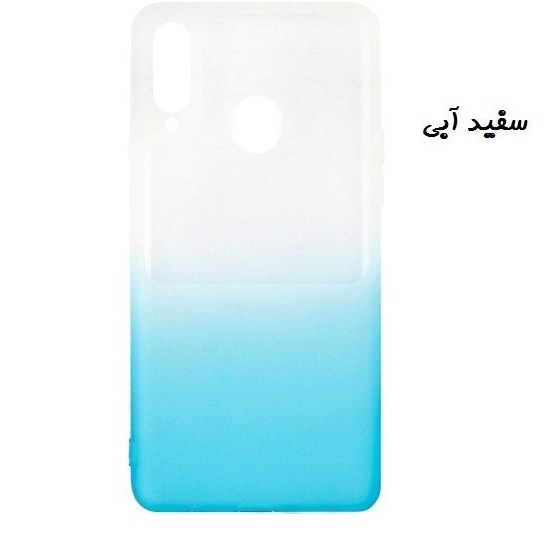 قاب گوشی Galaxy A20S سامسونگ رودریگو طرح ژله ای سفید آبی