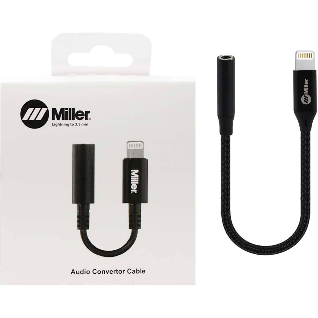 تبدیل Miller AUX TO Lightning مدل MJ-403 - مشکی