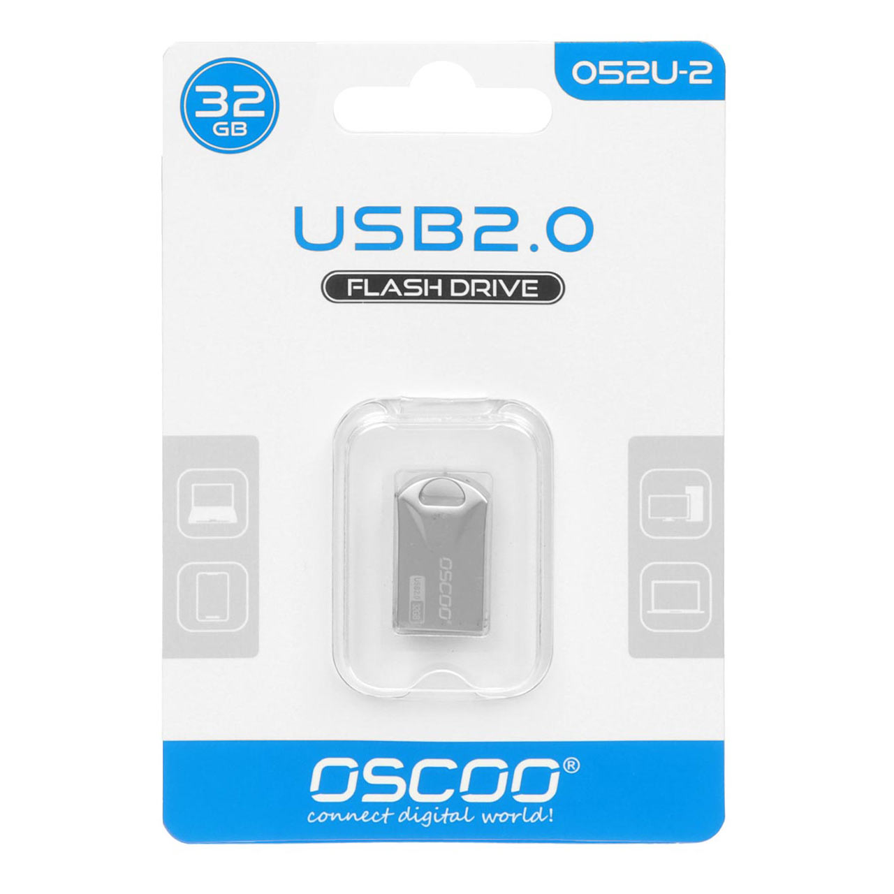 فلش مموری USB 2.0 اسکو ظرفیت 32 گیگابایت مدل 052U-2