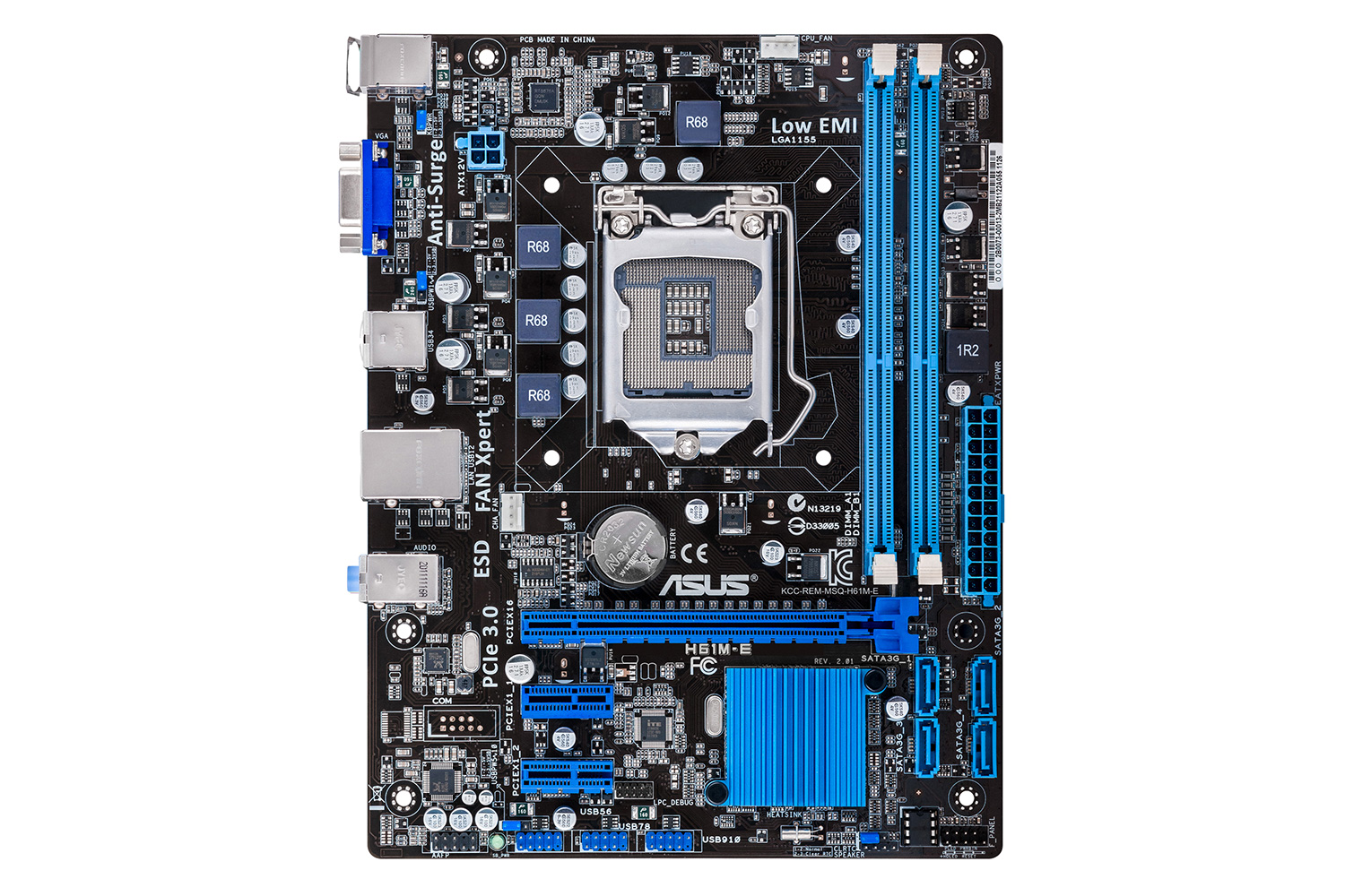 مادربرد ایسوس مدل ASUS H61M-E