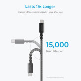کابل USB-C انکر مدل A8032 طول 0.9 متر