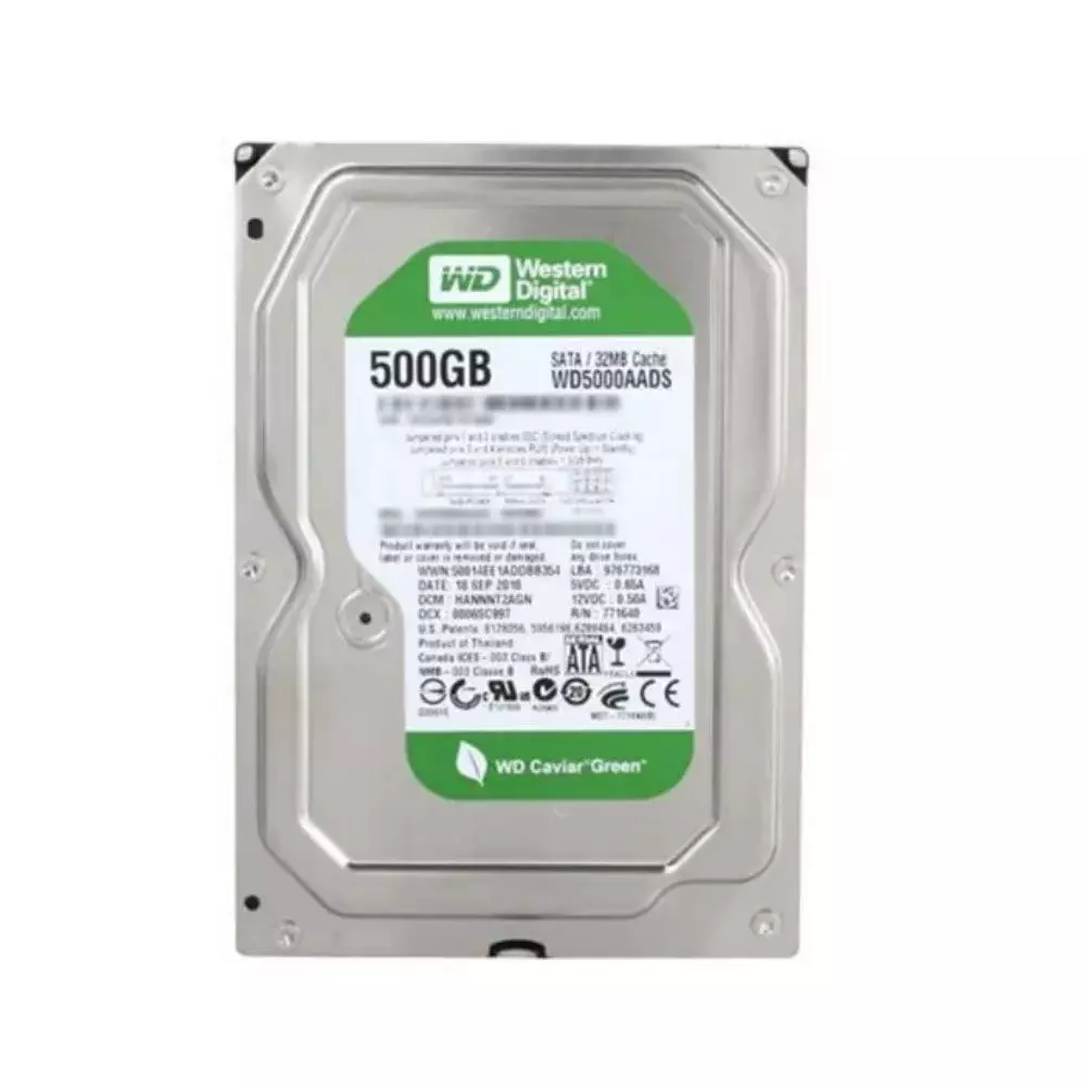 500 GB Western Digital AV-GP WD5000AVVS hard drive