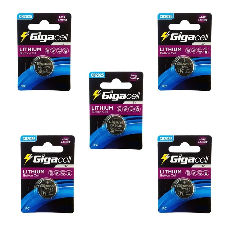 باتری سکه ای لیتیومی گیگاسل مدل CR2025 بسته 1 عددی
