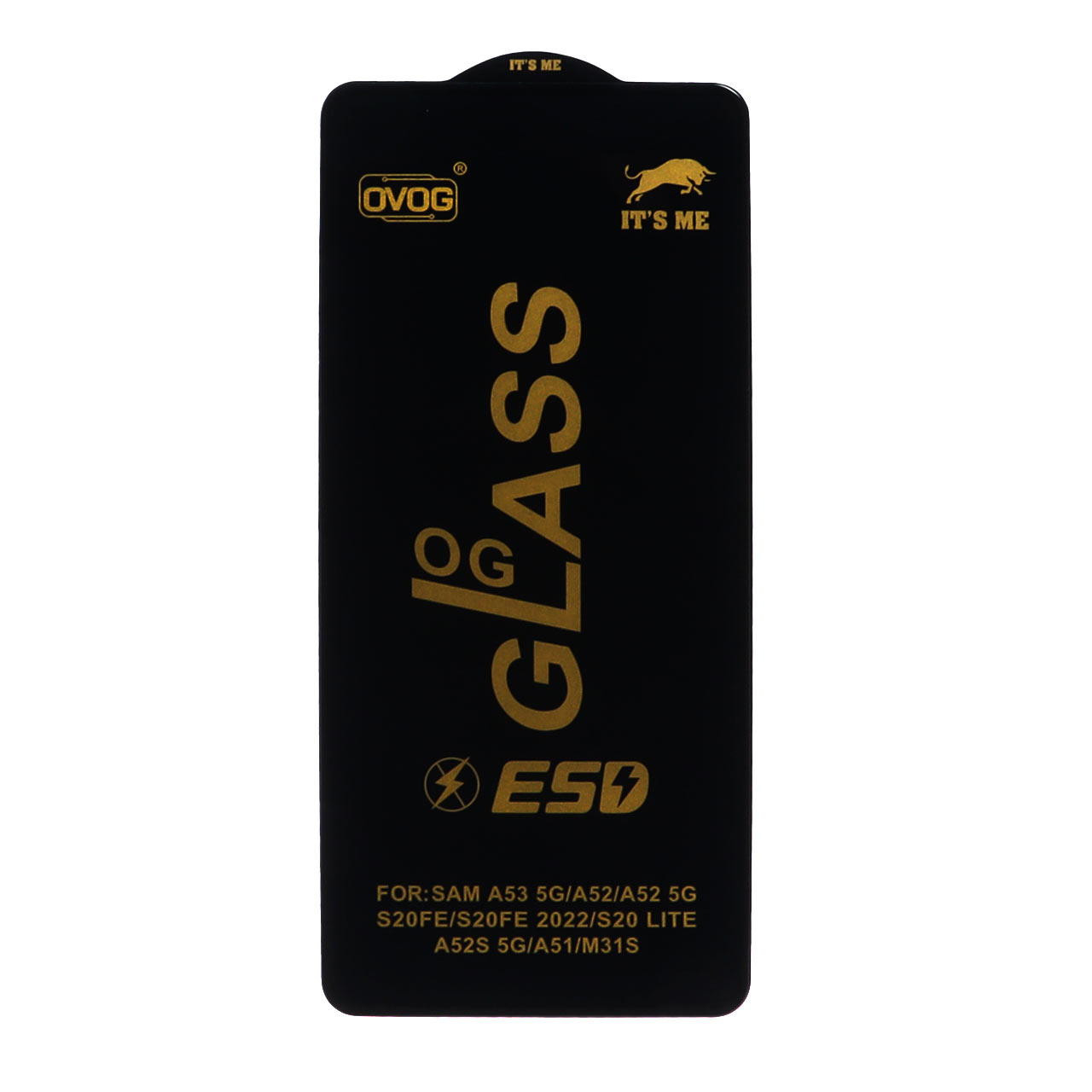 محافظ صفحه نمایش شیشه ای درجه یک Samsung Galaxy A51 / A52 / A52S / A53 / S20 FE – Full Cover OG – ESD OVOG