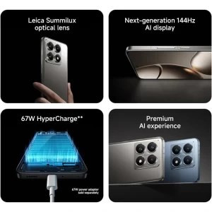 گوشی موبایل شیائومی مدل 14T دو سیم کارت ظرفیت 512 گیگابایت و رم 12 گیگابایت مشکی