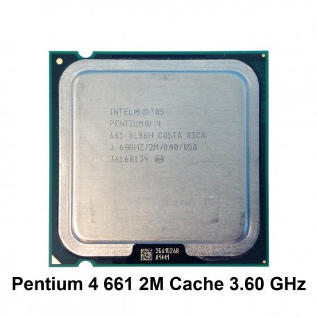 پردازنده مرکزی اینتل سوکت 775 مدل Intel Pentium 4 Processor 661, 2M Cache, 3.60 GHz, 800 MHz