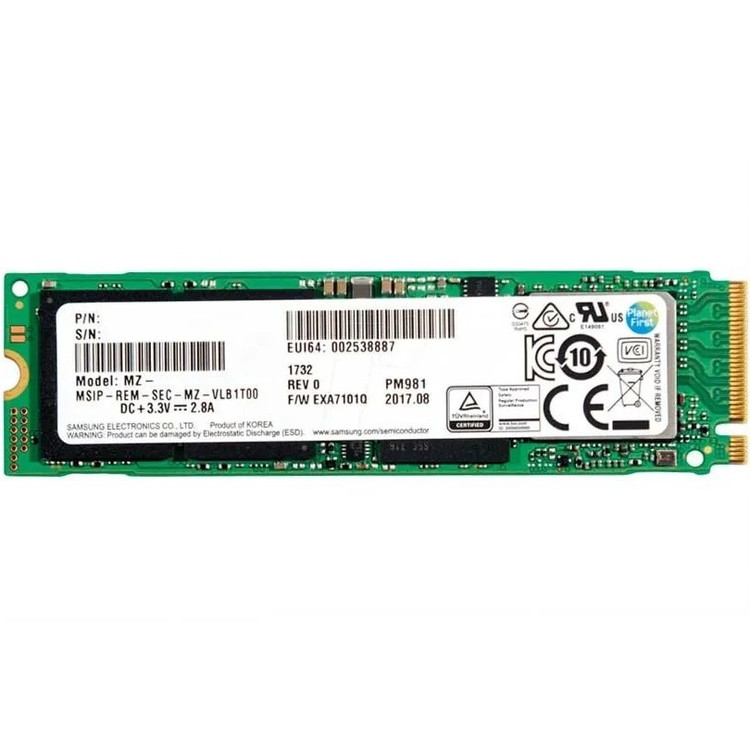 اس اس دی 256 گیگابایت سامسونگ Samsung MZVLB256HAHQ PM981 M.2 2280