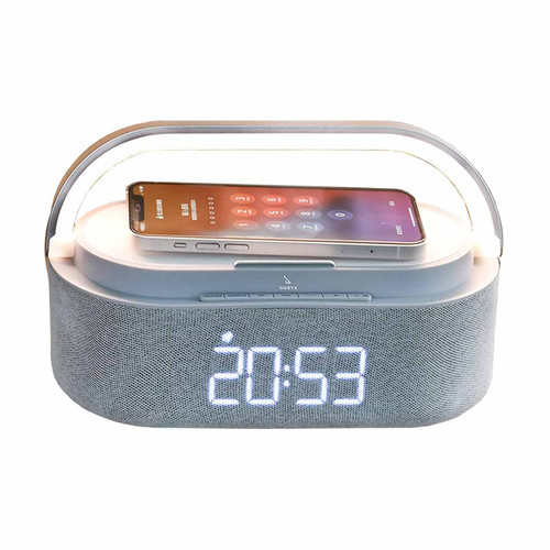 اسپیکر بی سیم دیوریکس قابل حمل و شارژر وایرلس مدل DX-W100