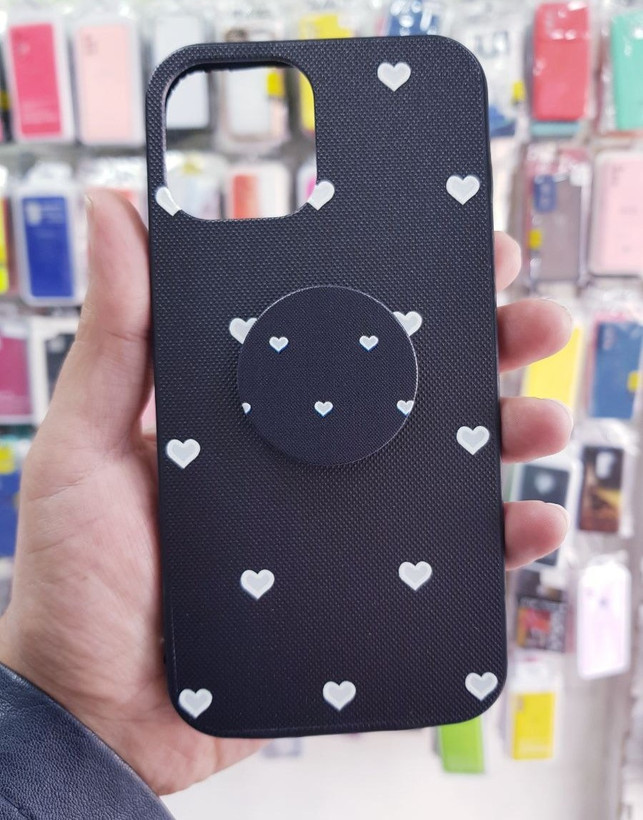 کاور طرح دار پاپ سوکت دار ایفون 12 پرو مکس