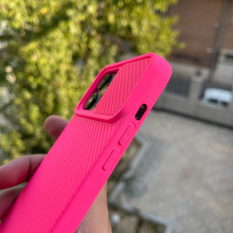 کاور سیلیکونی محافظ لنزدار کشویی مناسب آیفون 12 پرو