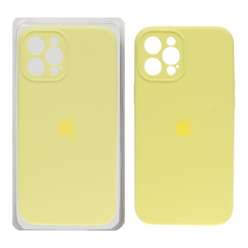 قاب ایفون 12 پرو مکس کاور سیلیکونی اپل با محافظ لنز دوربین گوشی ایفون