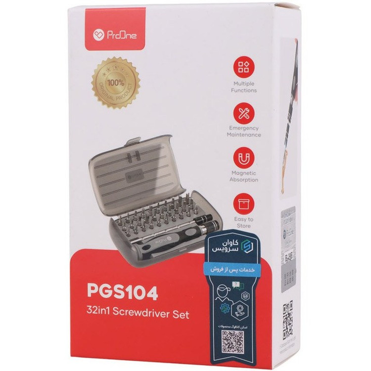 ProOne PGS104 screwdriver set