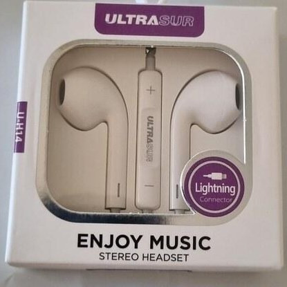 هندزفری باسیم ultrasur مدل UH14 رنگ سفید