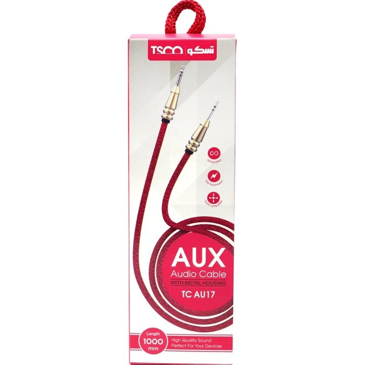Tsco TC AU17 AUX Cable 1m