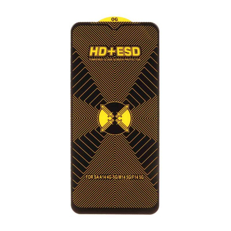 گلس گوشی سامسونگ شیشه ای OG مدل Full Cover HD Plus ESD اورجینال برای Galaxy A14 / M14 / F14