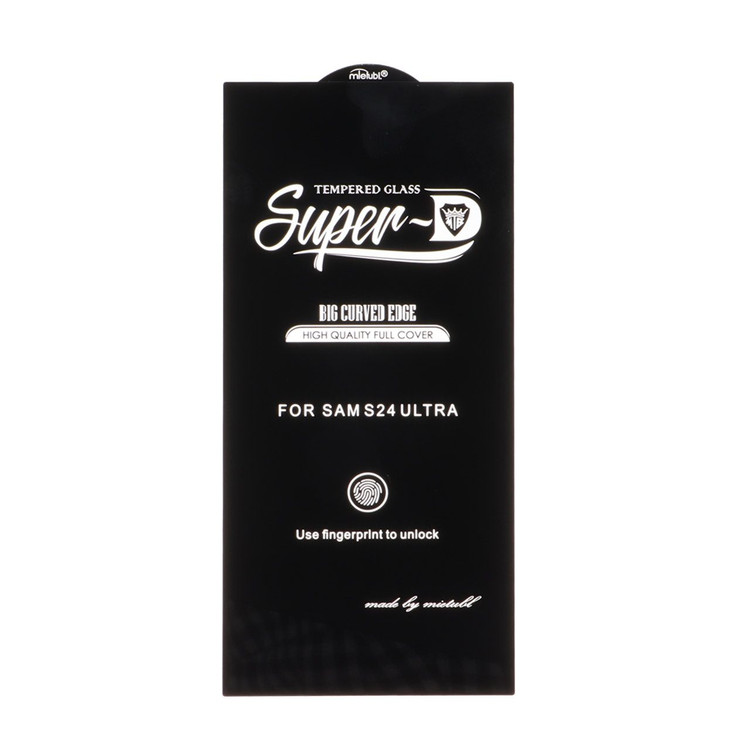 محافظ صفحه نمایش شیشه ای Samsung S24 Ultra – Full Cover Super D Mietubl-ESD