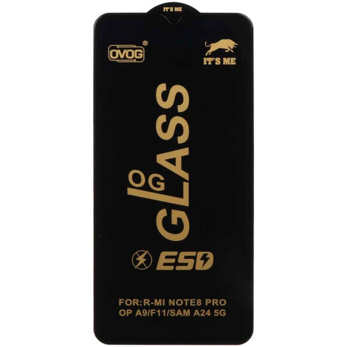محافظ صفحه نمایش شیشه ای درجه یک Xiaomi Poco X3 / Poco X3 Pro / Redmi Note 9S / Redmi Note 9 Pro / Redmi Note 9 Pro Max / Poco F5 Pro / Mi 12T / Mi 12T Pro / Mi 11T / Mi 11T Pro / Mi 10T / Mi 10T Pro / Samsung M54 / F54 - Full Cover OG - ESD OVOG