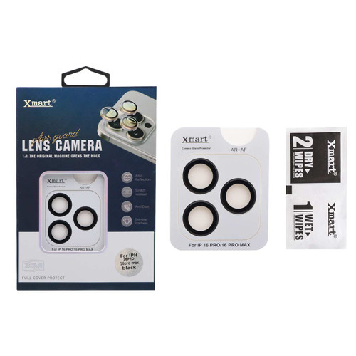محافظ لنز دوربین رینگی آیفون شابلون دار Apple iPhone 16 Pro / 16 Pro Max