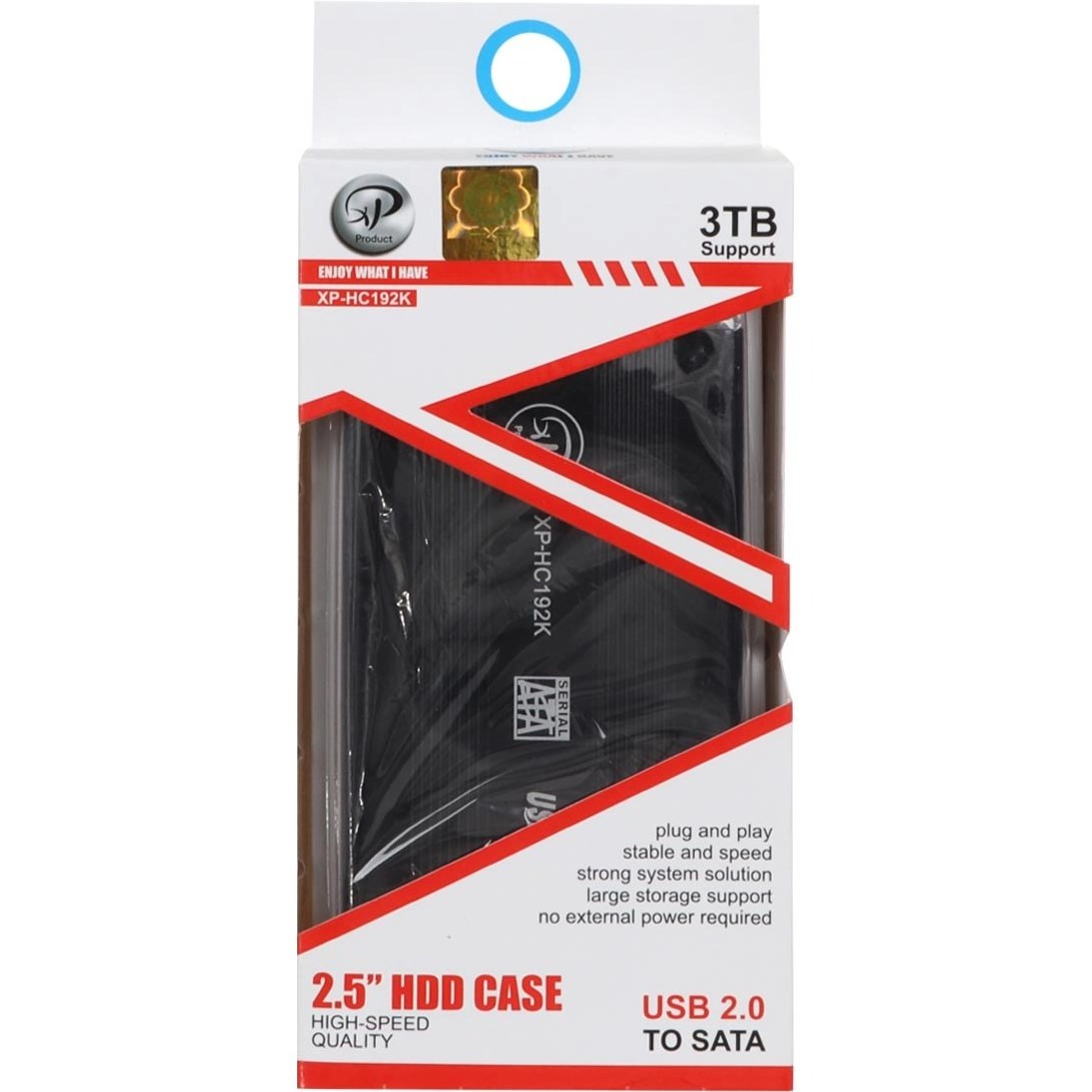 قاب هارد 2.5 اینچی XP Product مدل XP-HC192K - مشکی