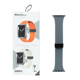 بند ساعت اورجینال سیلیکونی مگنتی SIMPLE سایز 42/44/45/49 میلیمتری