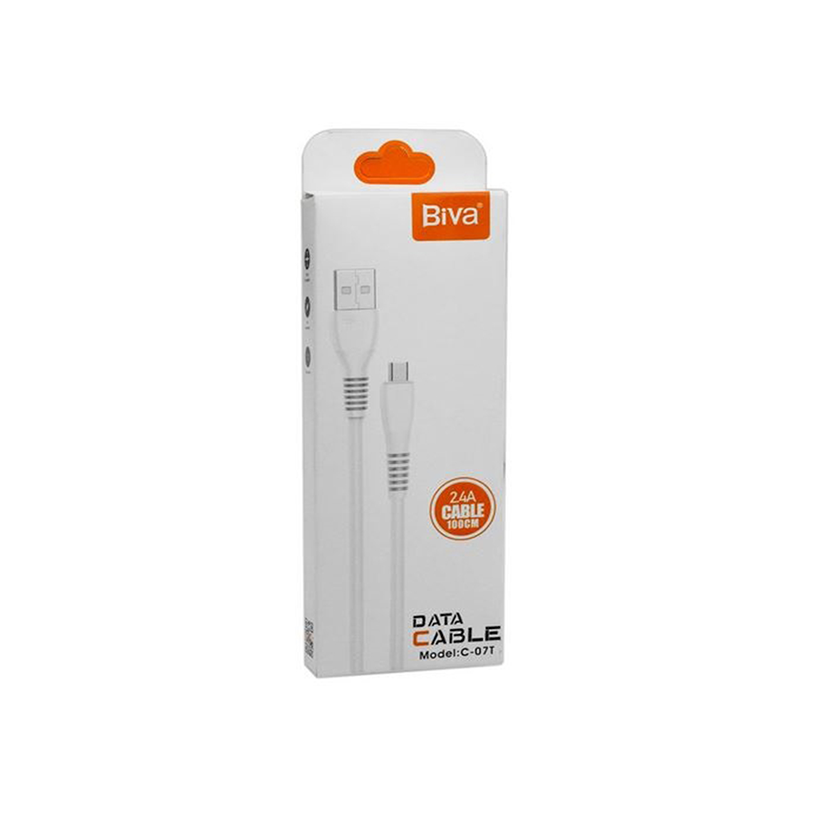کابل شارژ فست تایپ سی بیوا مدل C-07T