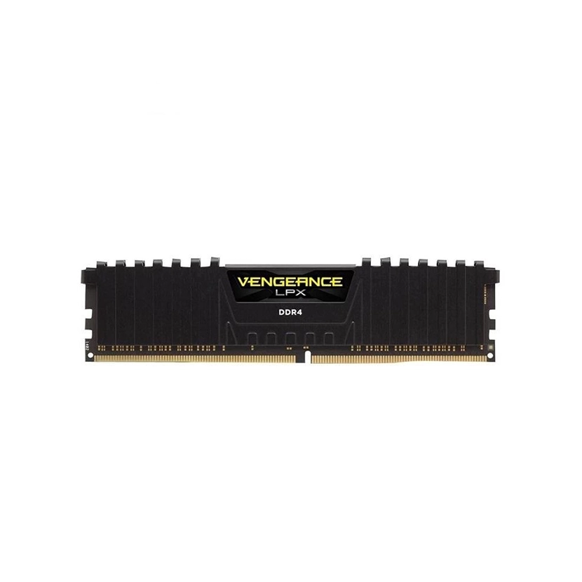 رم کامپیوتر کورسیر تک کاناله مدل Vengeance LPX فرکانس 3200 مگاهرتز DDR4 تایمینگ CL16 حافظه 16 گیگابایت