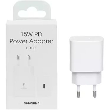 شارژر دیواری PD و فست تک پورت SAMSUNG Type-C مدل 15W - مخصوص A14 مشکی