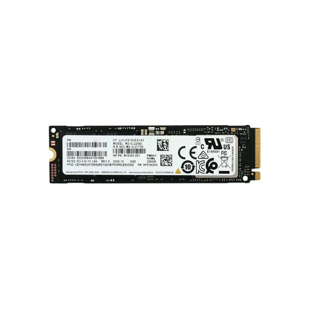 حافظه SSD سامسونگ مدل PM961 NVMe ظرفیت 256 گیگابایت