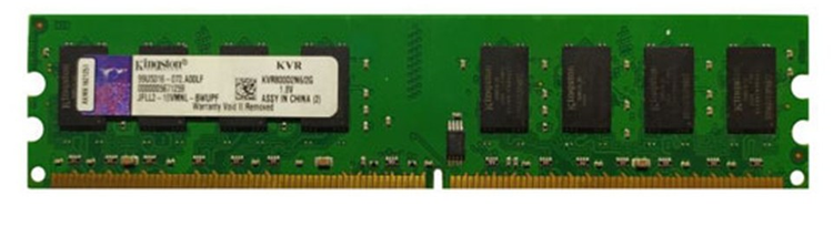 رم دسکتاپ DDR2 تک کاناله 800 مگاهرتز کینگستون مدل KVR800D2N6/2G ظرفیت 2 گیگابایت