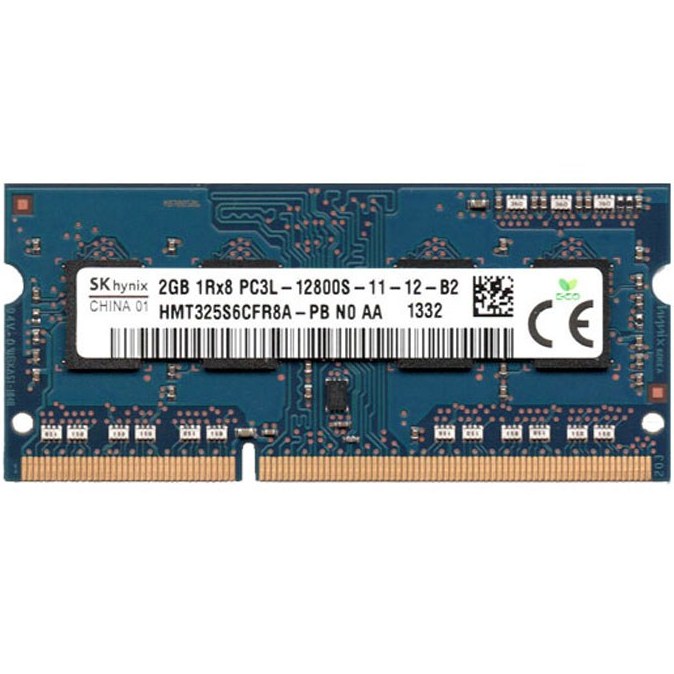 رم لپتاپ DDR3 تک کاناله 12800S مگاهرتز CL11 اس کی هاینیکس مدل PC3 1600 ظرفیت 2 گیگ