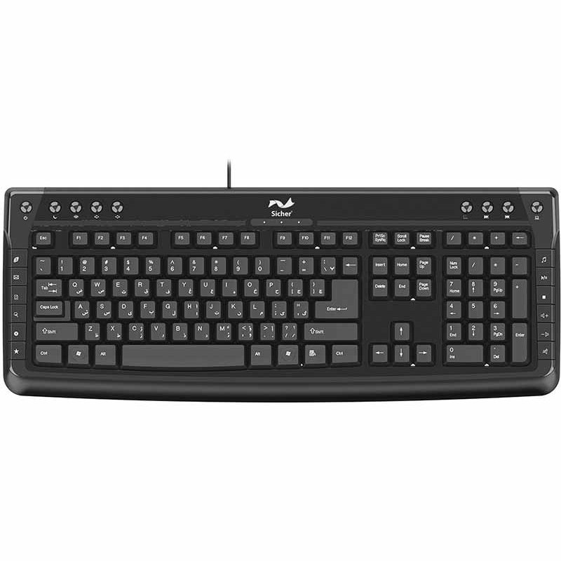 کیبورد باسیم سیچر مدل KB120