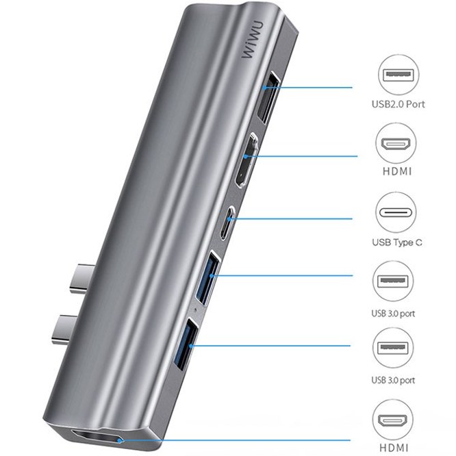 WiWU T9 Usb-C Hub