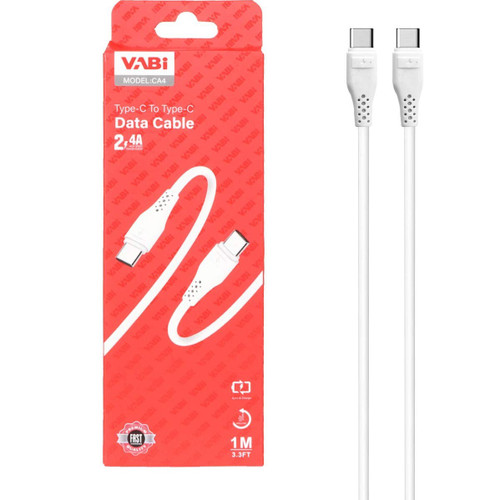 کابل تایپ سی به تایپ سی (Type-C To Type-C) وابی (VABi) طول 1 متر مدل CA4