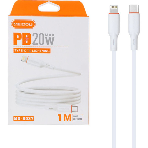 کابل شارژ فست و Meidou Type-C To Lightning PD مدل MD-B037 20W