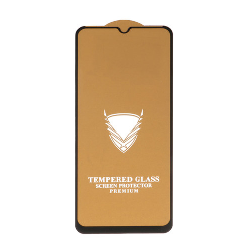 محافظ صفحه نمایش شیشه ای مشکی Samsung Galaxy A12 /A02 / A02S/ A03 / A03S / A03 CORE / A04 / A04S / A04E / A13 / A23 / A32 5G / M02 / M02S / M04 / M12 / M13 / M23 / M32 5G / M33 5G / F12 / F13 / F23 - Full Cover OG Golden