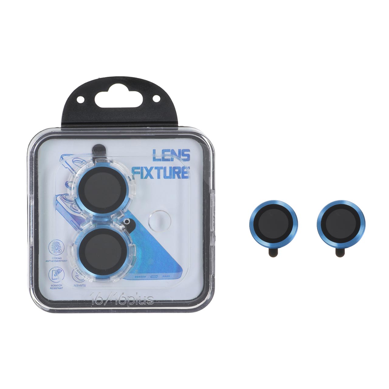 محافظ لنز رینگی اورجینال Lanbi شابلون دار Apple iPhone 16 / iPhone 16 Plus