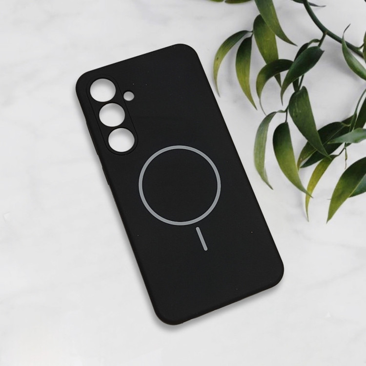 قاب سیلیکونی اورجینال طرح مگ سیف Samsung S24 FE