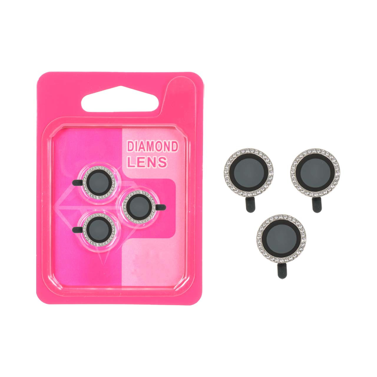 محافظ لنز رینگی اورجینال نگین دار Apple iPhone 16 Pro / 16 Pro Max