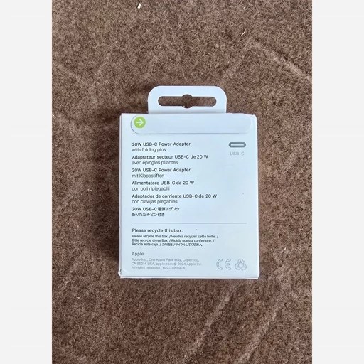 شارژر دیواری اپل 20W - B/A مدل A2344