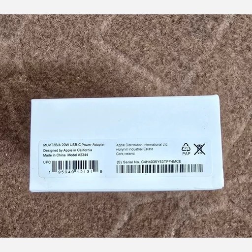 Apple 20 Watt B/A Wall Charger