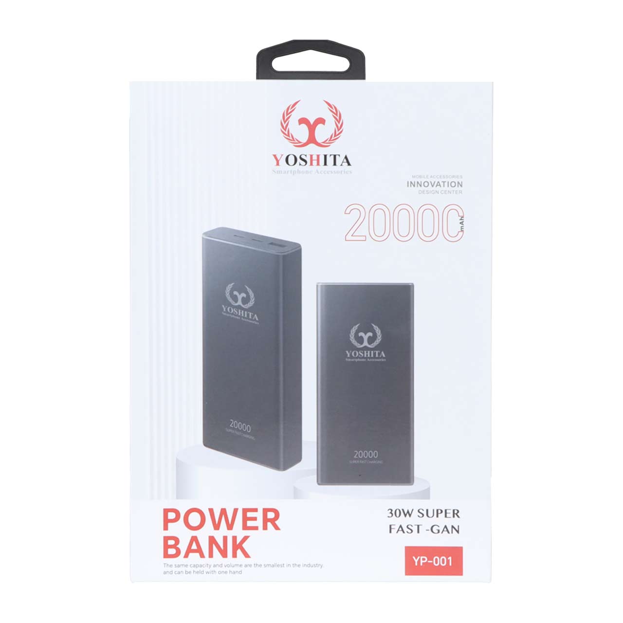 پاوربانک سوپر فست شارژ Yoshita 20000mAh مدل YP-001 30W