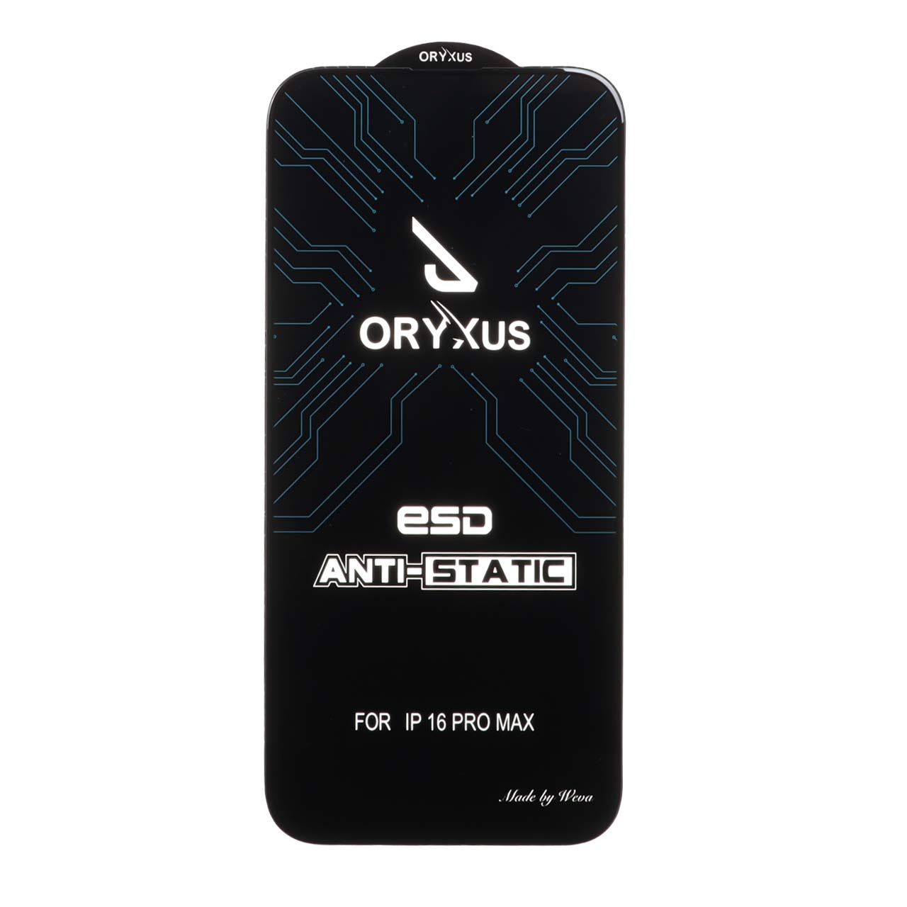 خریدمحافظ صفحه نمایش شیشه ای ESD-Anti Static ORYXUS مدل Apple iPhone 16 Pro Max
